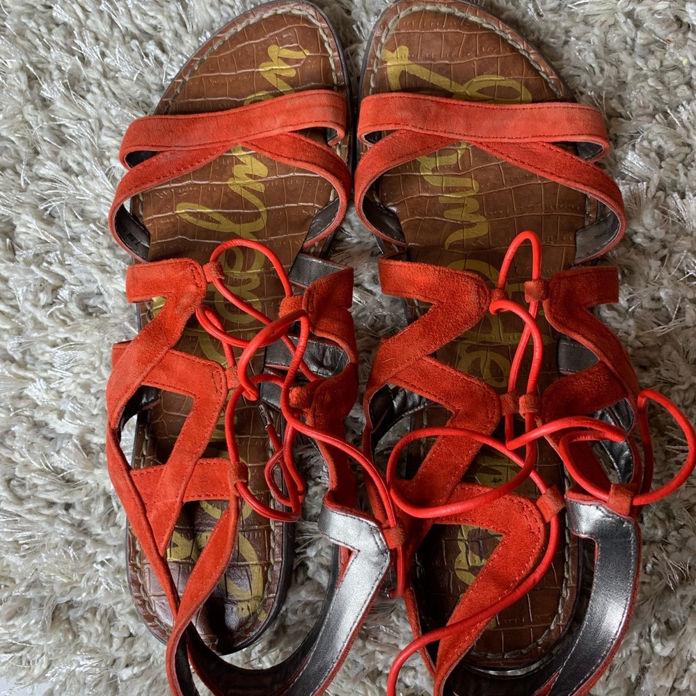 Red Sandals